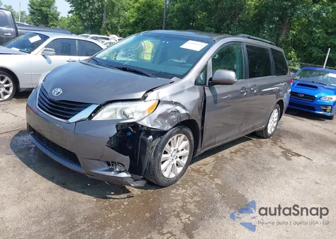 2014 Toyota Sienna Le из США, поврежденный, VIN 5TDJK3DC2ES073654